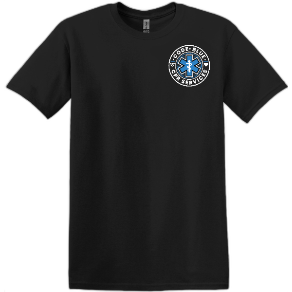 Code Blue CPR Services T-Shirt Gildan Softstyle® T-Shirt. 64000